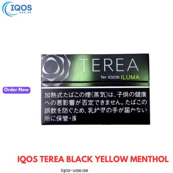 Iqos Terea Black Yellow Menthol