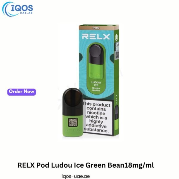 RELX Pod Ludou Ice Green Bean18mgml dubai