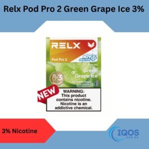 Relx Pod Pro 2 Green Grape Ice 3%