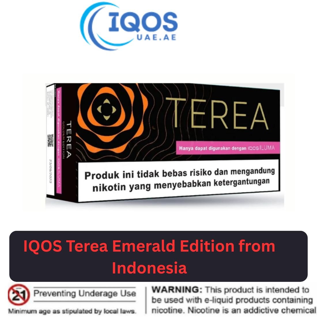 IQOS Terea Emerald Edition from Indonesia uae IQOS Terea Emerald Edition from Indonesia