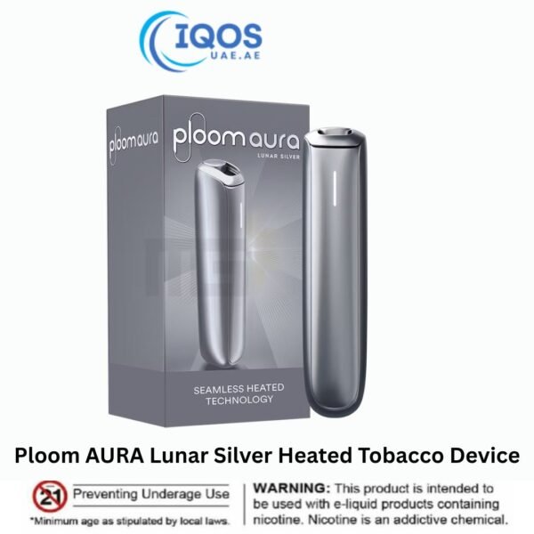 Ploom AURA Lunar Silver Heated Device
