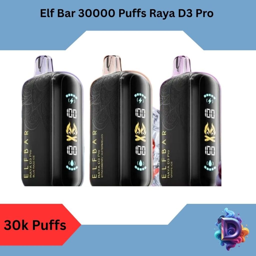 Elf Bar 30000 Puffs Raya D3 Pro Disposable Vape In UAE - iqos-uae.ae