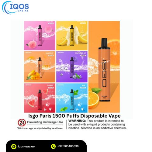 Isgo Paris 1500 Puffs Disposable Vape Isgo Paris 1500 Puffs Disposable Vape
