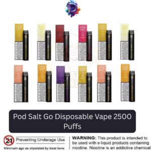 Pod Salt Go Disposable Vape 2500 Puffs In Dubai UAE
