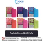 PodSalt Nexus 6000 Puffs