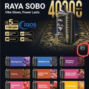 Elf Bar Raya SOBO 40000 Puffs Disposable Vape in UAE