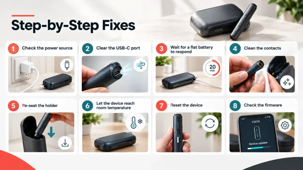 Step-by-Step IQOS Fixes Guide