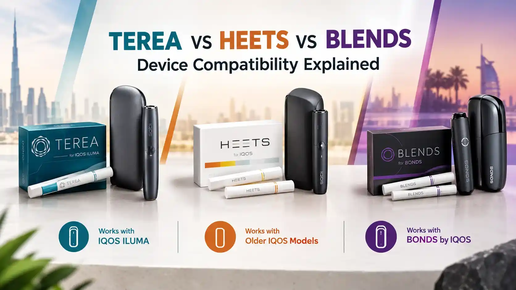 TEREA vs HEETS vs BLENDS Device Compatibility Explained